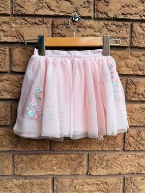 4/$25 • Carters Floral Embroidered Tulle Tutu Skirt